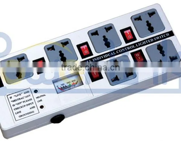 S10238 Power Strip Surge Protector 6 Outlets 6ft Extension Cord Socket photo-2