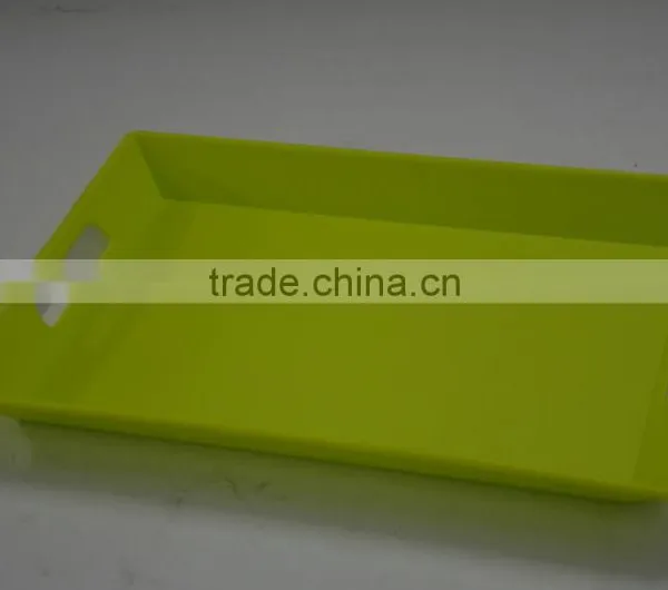 Colorful Square Plastic Charger Plates