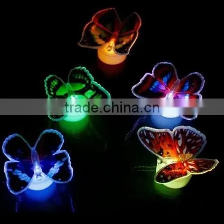 Promotion Gift Children Toy Refrigerator Fridge Butterfly Magnet,DIY Glow Colorful 3d Butterfly Stickers photo-5
