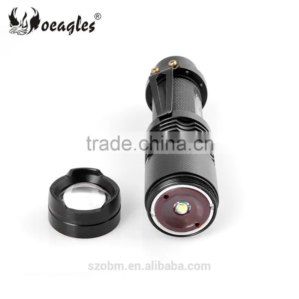 Oeagles White Light T6 Zoomable Mini LED Flashlight Torch Kit photo-4