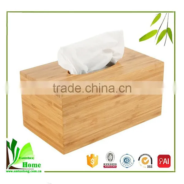 Good reputation bamboo luxury tissue box cover