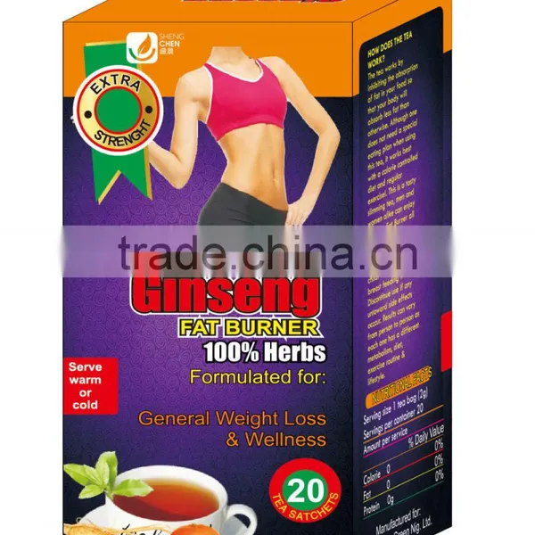 Ginseng Oolong Slimming Tea 2g*20bags/box /Lifeworth Wholesale Best Detox Natural Slim Green Ginseng Tea With no Side Effect photo-3