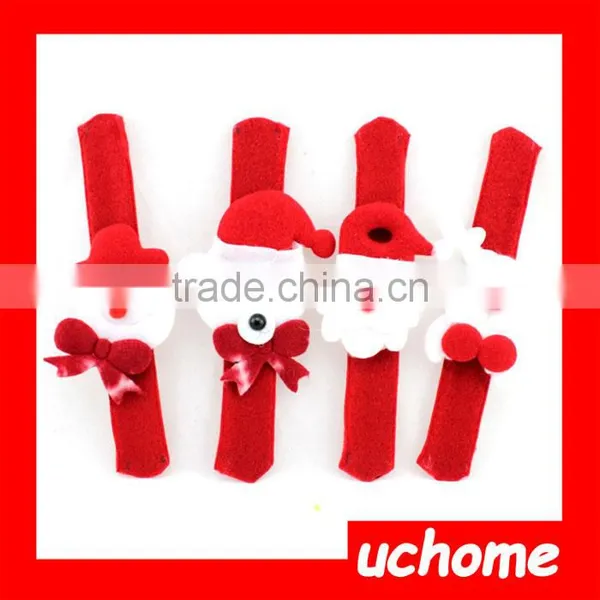 UCHOME Santa Claus Slap Bracelet Xmas Christmas Wristband Snowman Gift Party Decor photo-4