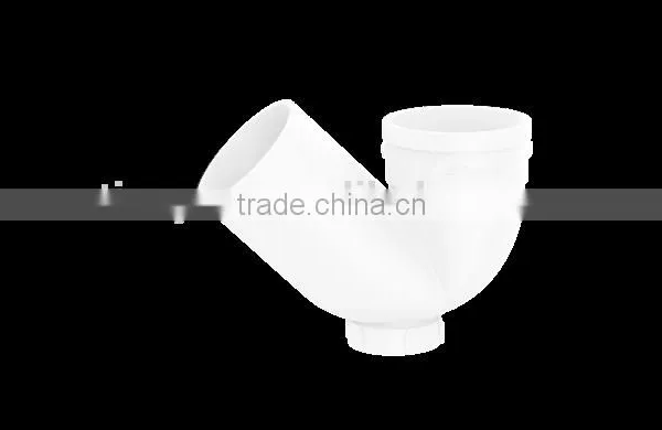 PVC Single Socket Trap Port GB StandardTY Factory Price Manufacturer Good Quality UPVC Rubber Joint Plastic Fitting for Drainage photo-2