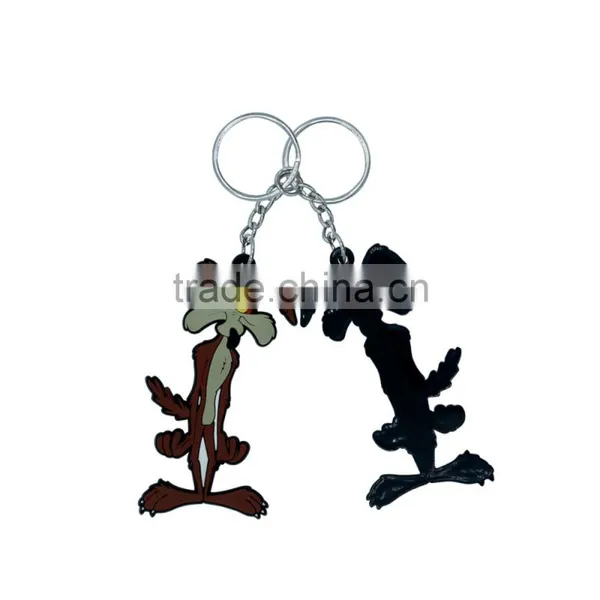 Hot Design PVC Material Rubber Souvenir Printing Keychain Keyring Gift photo-6