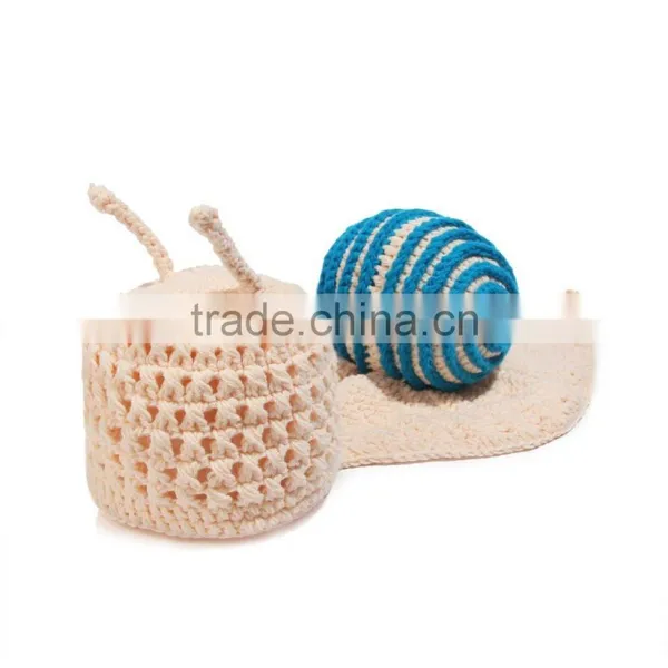 Newborn Snail Design Knitted Hat Cute Baby Kids Crochet Boutique Caps Winter Baby Clothes photo-5