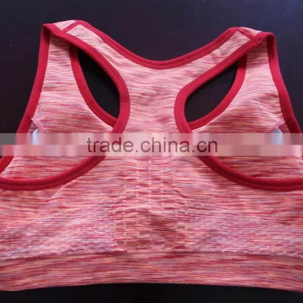 Sport Seamless Space Yarn Stylish Yoga Sports Girl Tube Sexy Bra photo-2