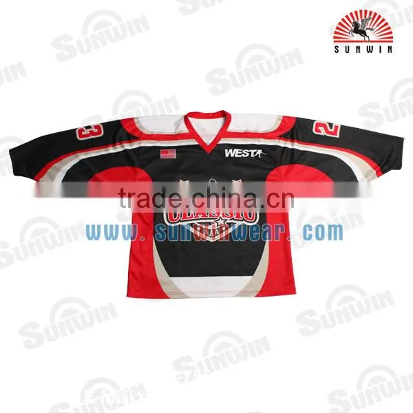 Mens Hot Custom Embroidery Logo Unique International Ice Hockey Jersey Shirt Wear photo-2