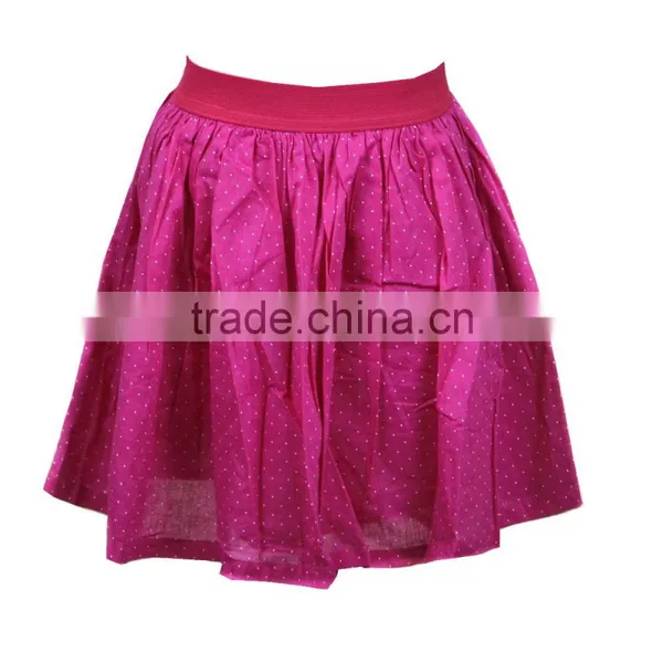 High Quality Kids Elastic Waist Band Red Baby Girl Tutu Skirt in Wholesale