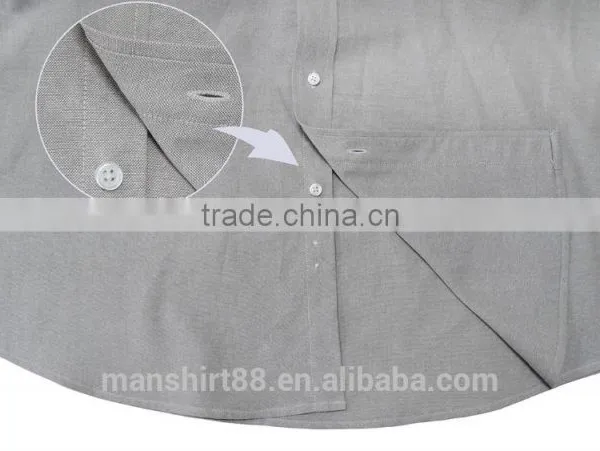 Oxford Shirt for Men 100 Cotton Fabric Men Clothes Dress Shirt for Men photo-3