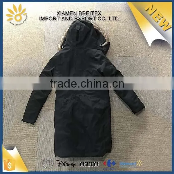Best Quality Custom Modern Cheap Warm Lady Parka Fur Jacket photo-6