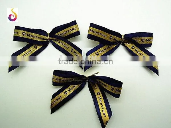 Super Quality Best Sell Handmade Butterfly Small Satin Bows photo-5
