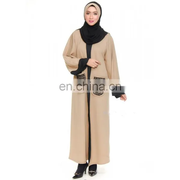 Custom Made Islamic Abaya 2017,Women Casual Maxi Dress, Fashion Muslim Dress Abaya photo-4