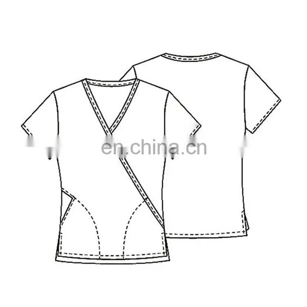Promotional Wholesale Clothing Line Scrubs for Hospital Nurse Uniform photo-4