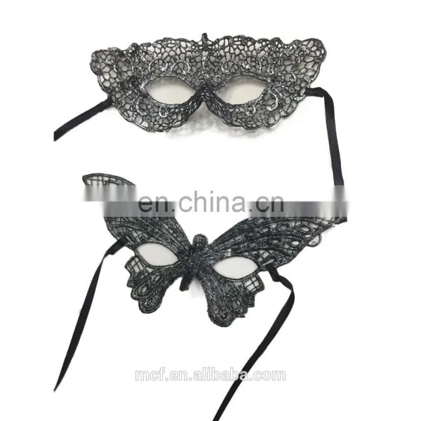 MCH-2374 Wholesale 2017 New Product Sexy Lace Veil Eye Mask Funny Cutout Eye Mask Venetian Masquerade Masks Cheap for Halloween photo-2