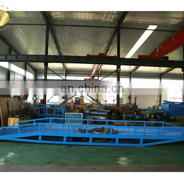 7LYQ Shandong SevenLift Electric Cylinder Hydraulic 10 Ton Forklift Load Container Dock Interior Ramp photo-4
