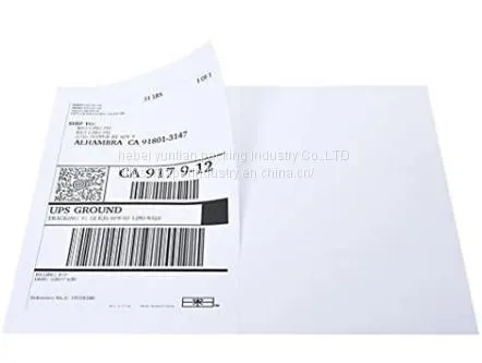 Half Sheet Self Adhesive Laser Usps Shipping Label