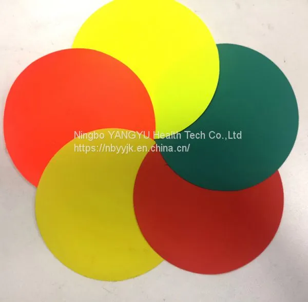 Fireproof Fluorescent Yellow PVC Coated Fabric for Chemical Protective Clothing photo-5
