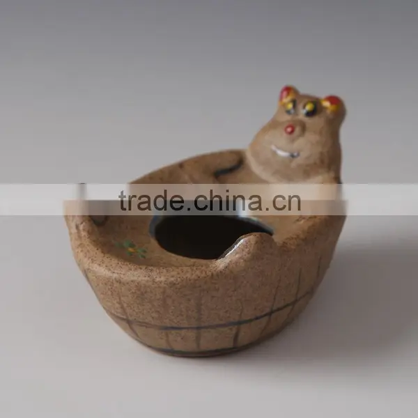 Hotsale Antique Milk Color Mini Ceramic Flower Pots Garden Pots For Home Decoration photo-2