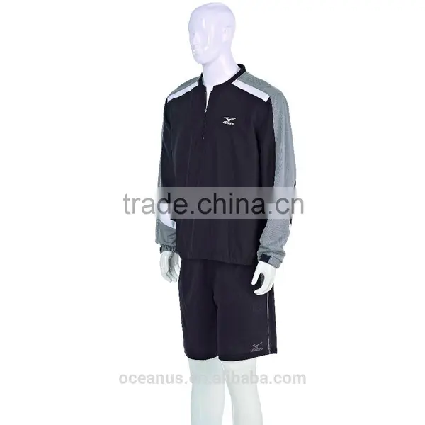 Polyester Color Block Men's Sports Wear Jacket photo-3