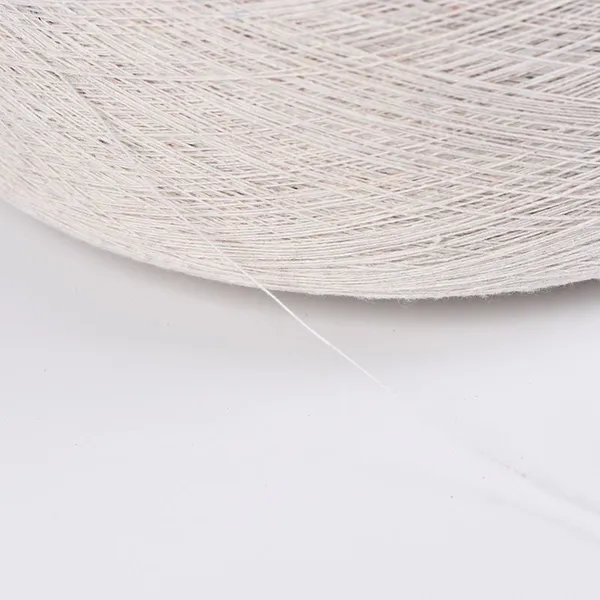 Ne7s Raw White 50/50 Polyester-cotton Blended Yarn for Weaving Canvas photo-2