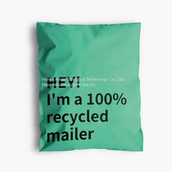 Custom Logo Size Color PLA&PBAT 100% Biodegradable Compostable Poly Mailer Bags Non Plastic Eco Friendly Shipping Carrier Bag
