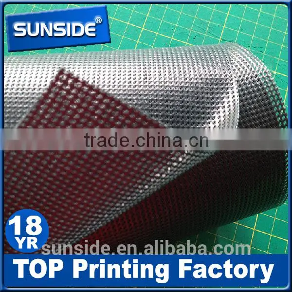Durable Pole Pocket Hanging Mesh Banner With Grommets Custom Print Mesh Fabric Manufacturer D-0628 photo-6