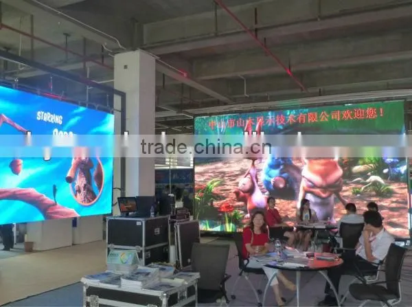 P6 indoor Installation Fast Rental stage car show full color led indoor LED screen