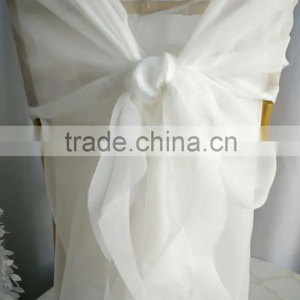 Wedding Chair Cover and Chiffon Sash photo-2