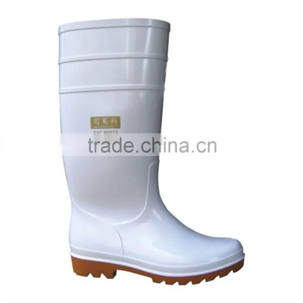 White Color Rain Boots /cheap Pvc Rain Boots for Food photo-2