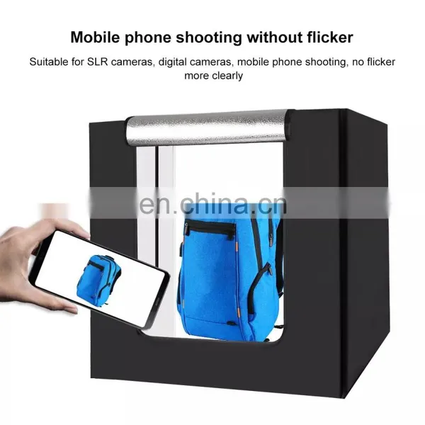 Photography 80cm Photo Box 5500K Professional Photo Studio Light Box LED Shooting Tent Booth photo-3