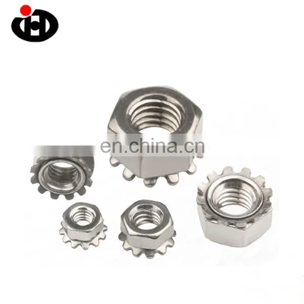 Hot Sale JINGHONG K Type Toothed Washer Lock Nut Hexagon photo-2