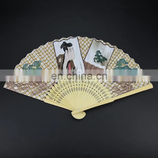 High Quality Personalized Fashion Couloured Printed Bamboo Hand Fan For Promotion Or Event photo-4