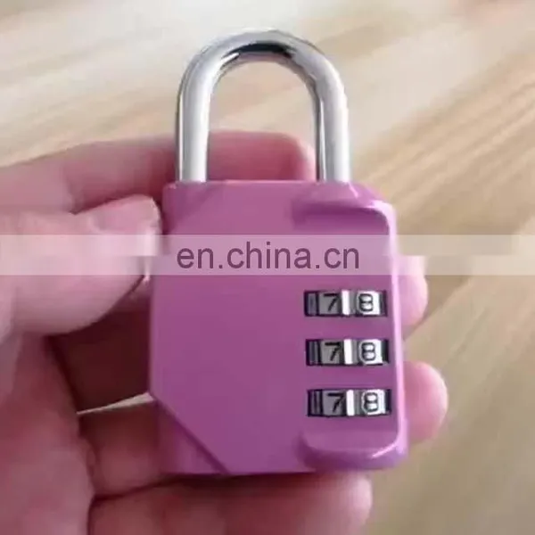 Promotional Travel Luggage Padlock Gym Lock 4 Digital Combination Lockers For Gym Padlock photo-5