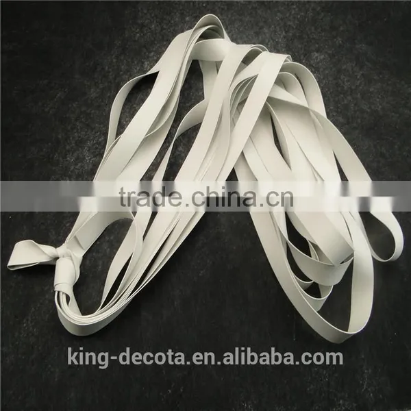 Smooth White/black Latex Elastic Rubber Tape photo-5