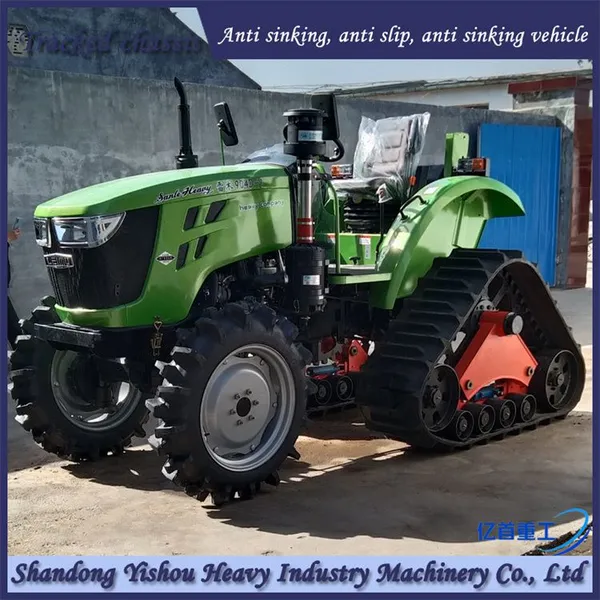 Rubber Half Chain Track Assembly Tractor Modification for Deep Plowing Operation photo-4