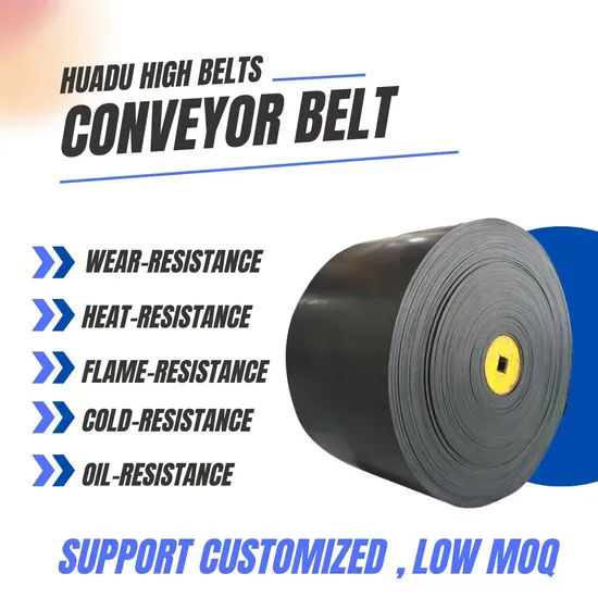 Quality Conveyor Solutions | Rubber Conveyor Belt | Composite Rollers/Heavy Duty Steel Cord Rubber Conveyor Belt St630-St2500