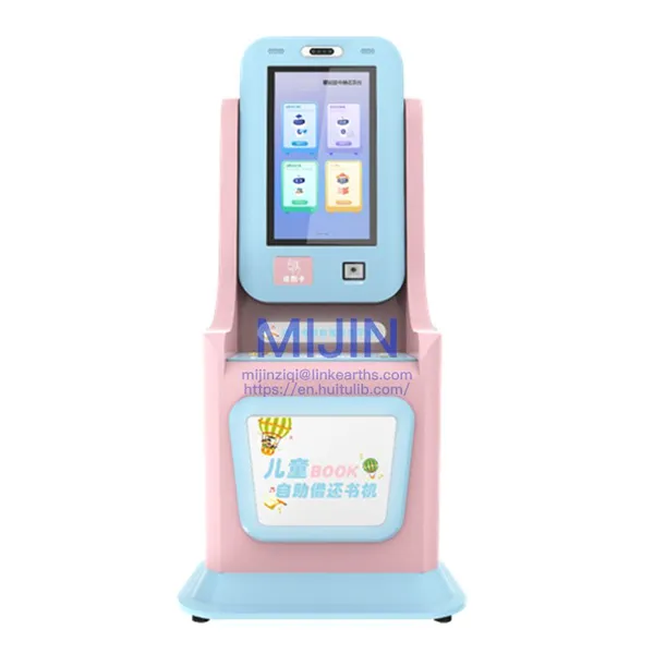 Smart Library Equipment:Self-Service Library Kiosk Self-Service Book Check-in/Check-out Machine