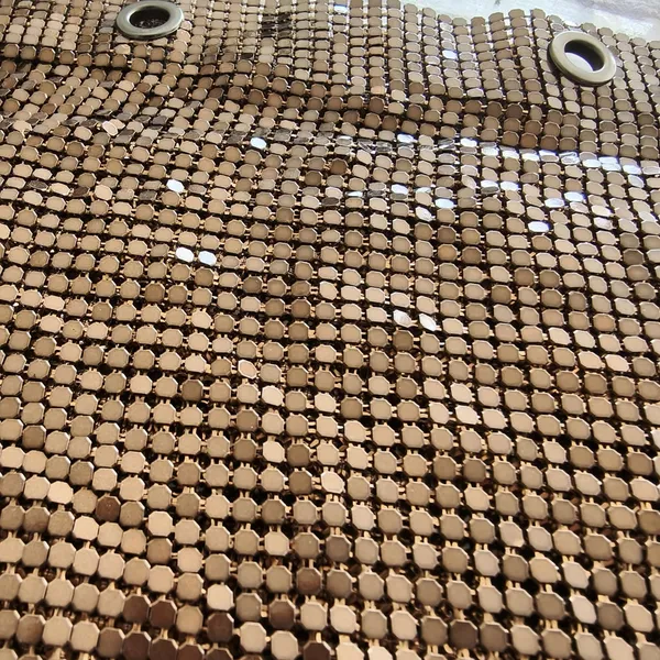 Factory Direct Supply of Sequined Wire Mesh, Soft Metal Mesh Curtains, and Colored Chainmail for Home Decoration.
