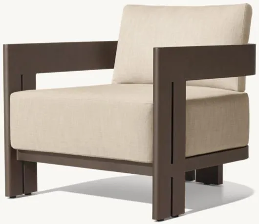 Modern Aluminum Outdoor Furniture Set, Weatherproof 4-Piece Sofa & Chair Set for Patio & Pergola photo-4