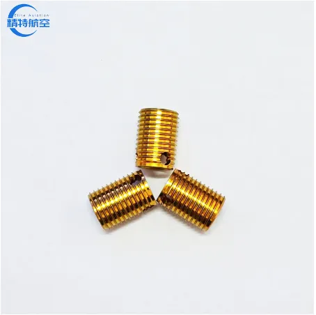 Factory Supply Yellow Zinc Plated Self Tapping Thread Inserts for Threaded Connection photo-2