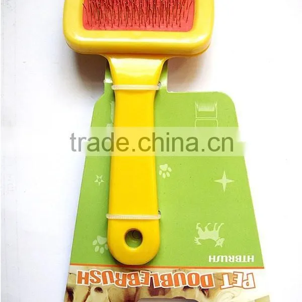 Wholesale PP Plastic Pet Brush ,Dog Grooming Brush Stainless Metal Pin photo-5