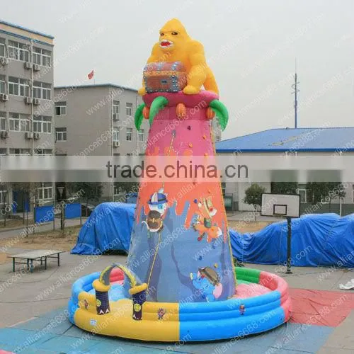 Adult Games Cheap Inflatable 0.55mm PVC Climbing Wall photo-5