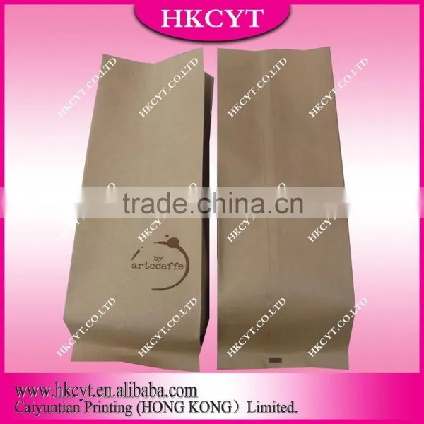 China Suppliers Custom Printed Kraft Paper Coffee Packing Bag With Valve photo-2