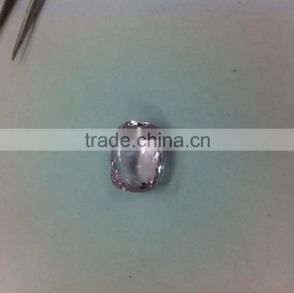 Cushions of Pink Morganite Gemstones