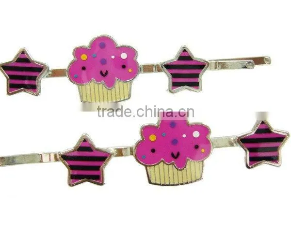 Fashion Mini Pink Hair Pins