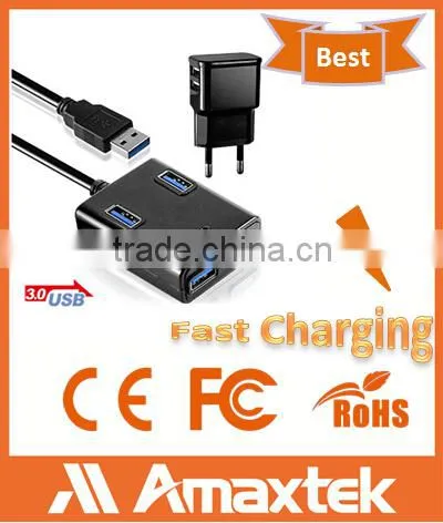 80cm Cable USB Hub 3.0 4 USB Port for Portable Charging and Date Transfer photo-2