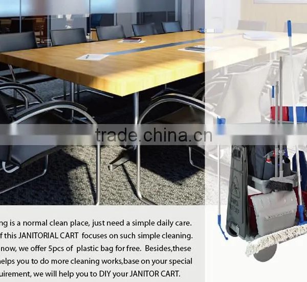 Hotel Cleaning Standard Janitorial Cart photo-2