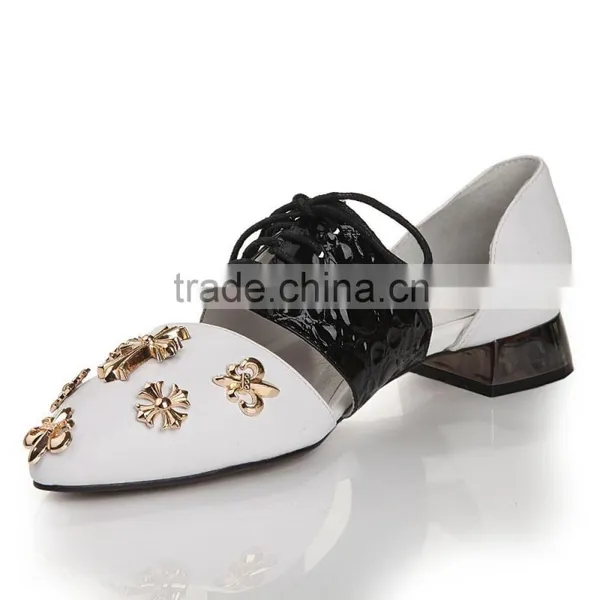 Charming Woman Shoe 2015 Flat Lady Shoes Elegant Lady Shoes Woman With Stud photo-4
