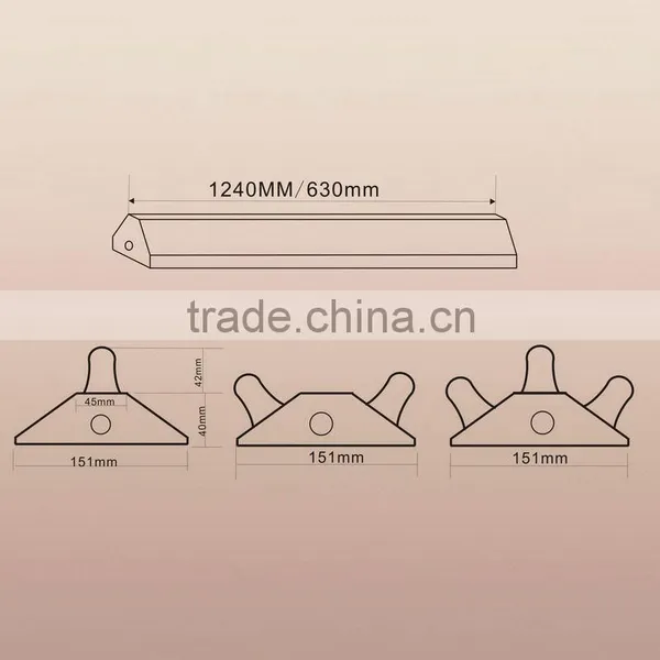 1200mm Double LED Lighting Fixture 2M1W1-A1 photo-5
